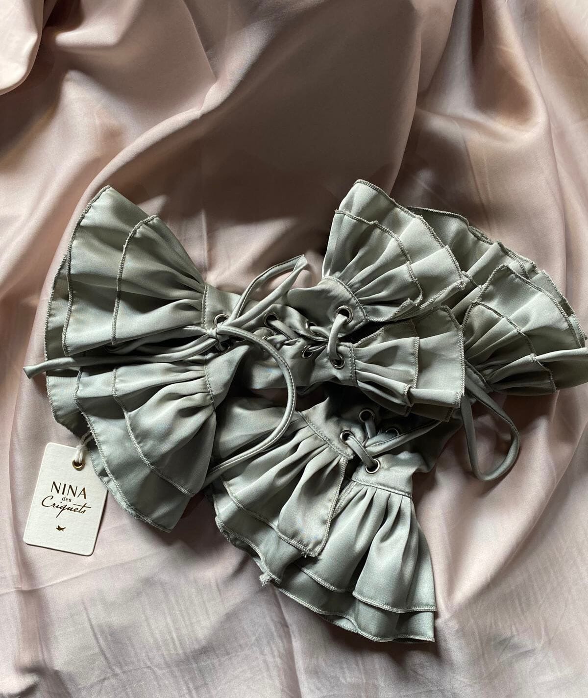 Cuffs "JULIETTE" sage