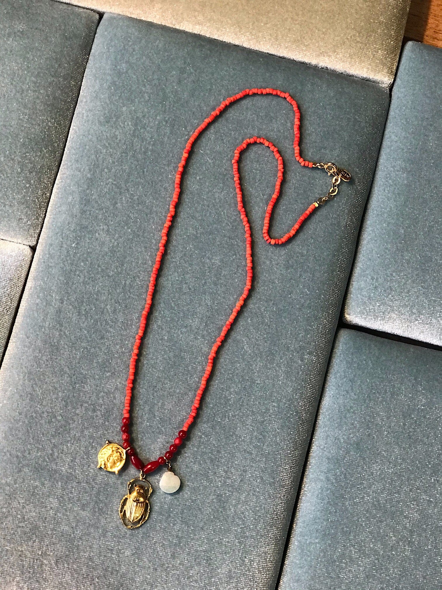 stunning  simple  scarab  pearls  necklace  locker  jewelry  jewellery  cute  crystal  colliers  collier  chic  ceramic  bijoux  beads  amazonite