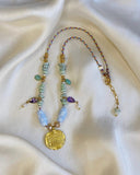 rose  orange  Nouveautés  new jewellery  necklace  medaille  jewellery  colliers  collier  blanc