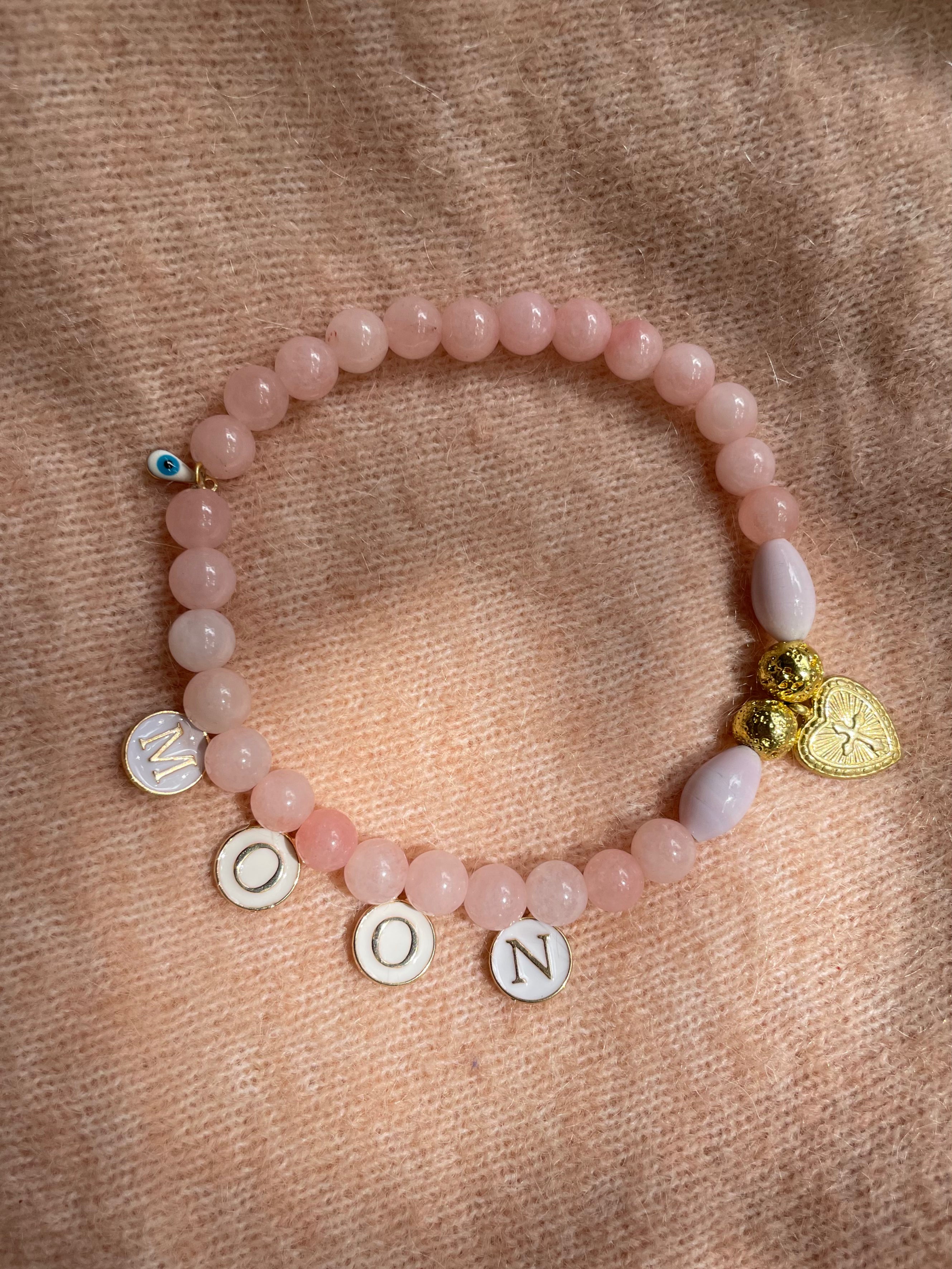 Collier "MOCHI" Quartz Rose