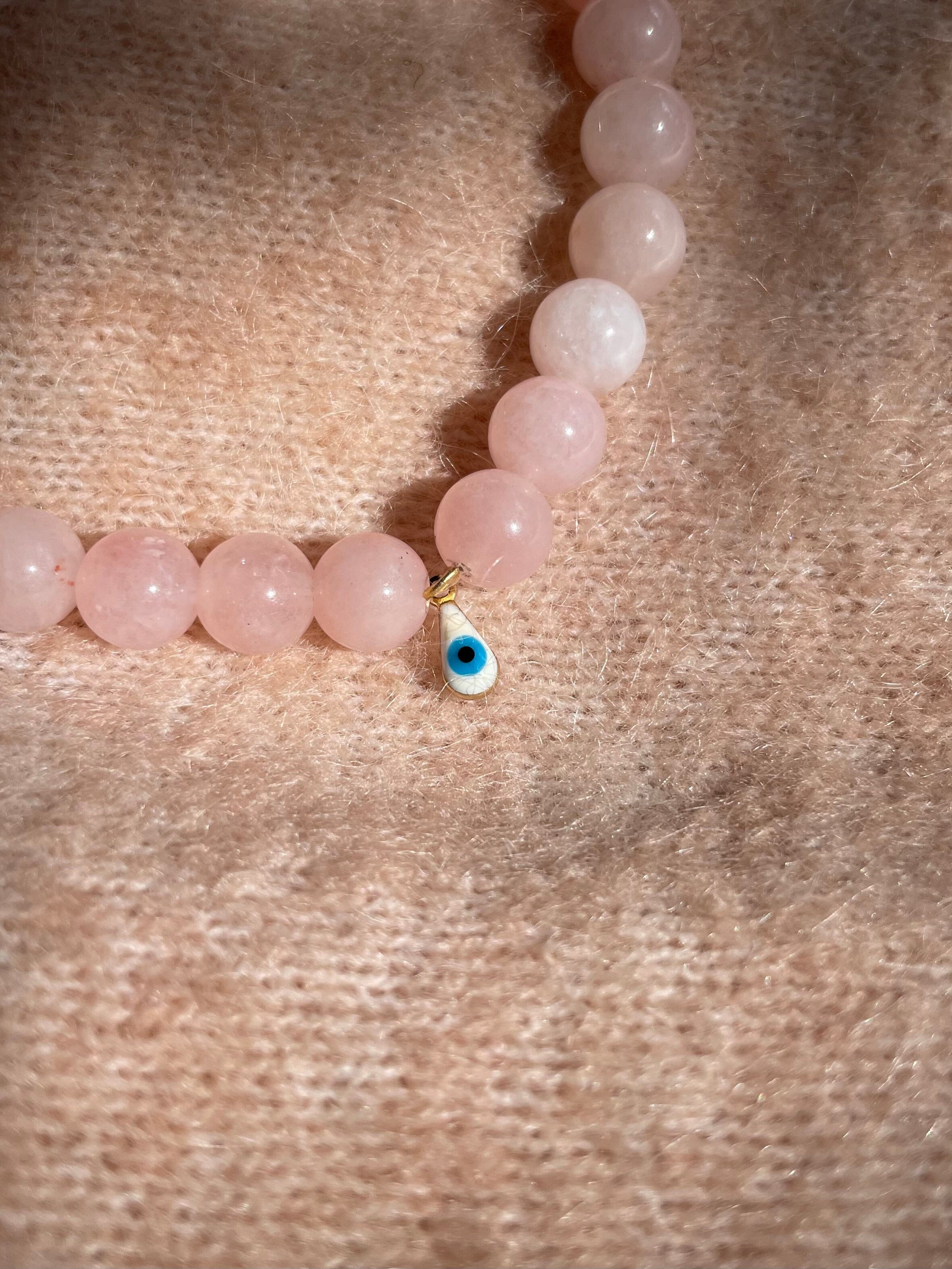 Collier "MOCHI" Quartz Rose