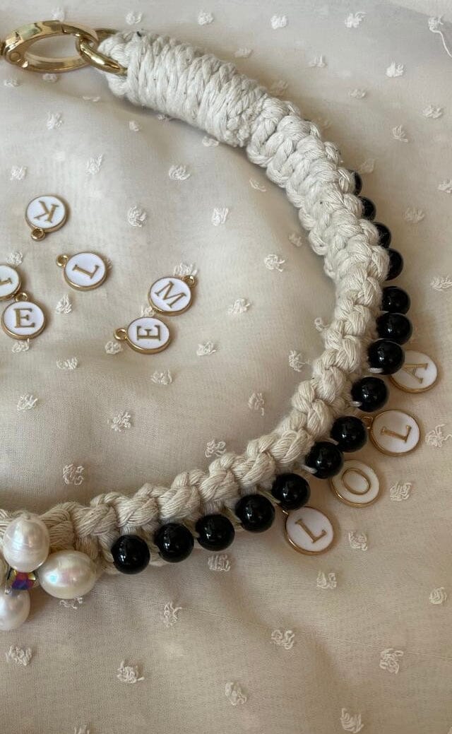 Collier "GEORGES" Onyx Noire