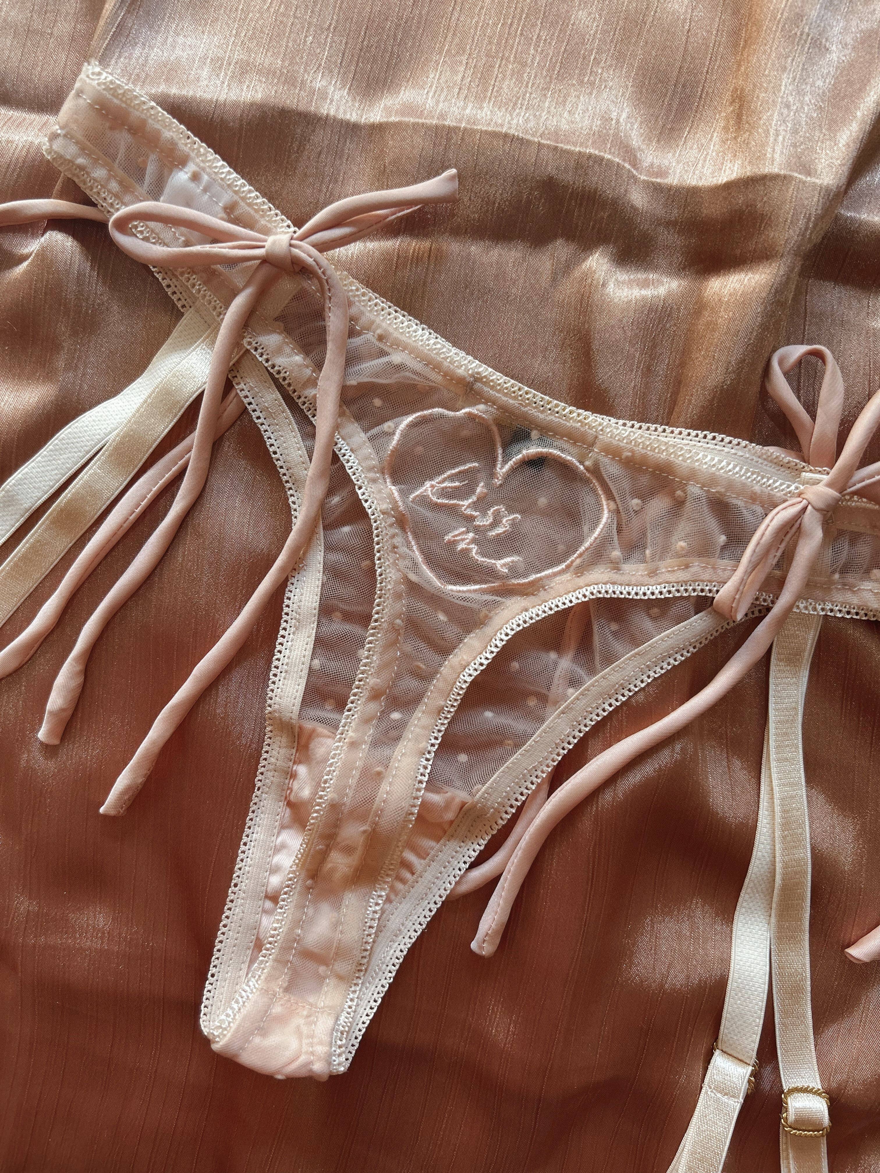 Ensemble "KISS ME" Rose clair