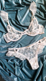white  underwear  tulle  stunning  soft  smooth  simple  sheer  sexy  set  ruffles  panties  nouveauté  lune de miel  lingerie  light  lace  green  glamorous  favorie  ensembles  ensemble  elegant  cute  comfortable  chic  bralette  bra  boho  black  almond