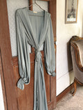 Kimono "ANDREE" Satin Sage