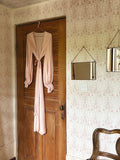 Kimono "ANDREE" Satin Light Pink
