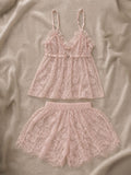 Ensemble Shorty "RENÉE" Blanc